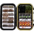 thumbnail image 1 of Wifreo Fly Fishing Flies Assortment with Waterproof Fly Box, 64pcs Dry/Wet/Nymph/Streamer Flies, Trout/Bass/Panfish/Salmon Fishing Flies, 1 of 6