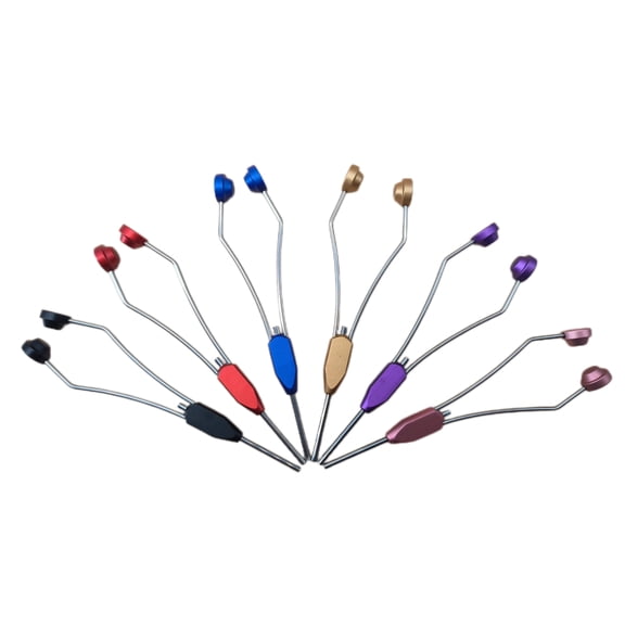 Wifreo Fly Tying Bobbin Holder with Tungsten-Cobalt Alloy Guide Tube, Purple