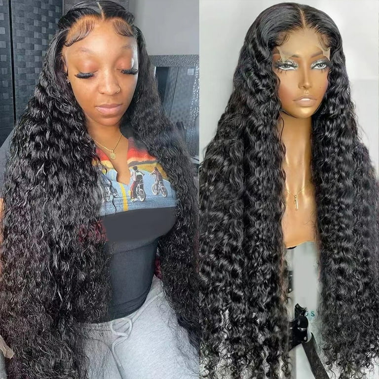 Wig,13x6 Hd Deep Wave Lace Frontal Wig 20 inch 360 Curly  display picture 3