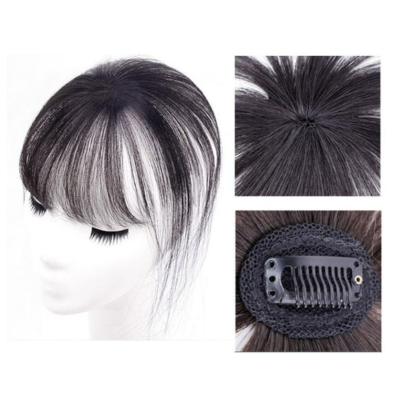 Wig Bangs, Synthetic Fiber Hairpiece for All Men and Women