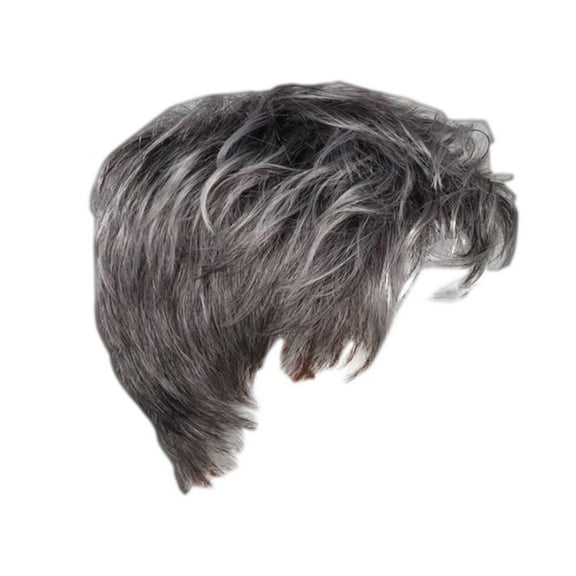 Wig with Bangs, Wigs for Women, Exquisite European Style Women's Short Wig - Luxuriously Voluminous Straight Synthetic Fiber With Graceful Middle Part For Fashionable Sences