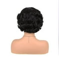 thumbnail image 1 of Wig with Bangs, Wigs for Women, Short Roll Curly Hair Wig Fashion Natural Wig High Temperature 9.84in Short Wig For Women Daily LifeParties, Festivals, 1 of 7