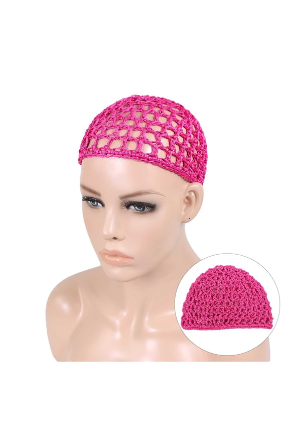 Wig Cap Breathable Mesh Braided Wig Cap Stretchable Crochet Wig Net Cap for Braids, Locs, Weaving And Wig Making