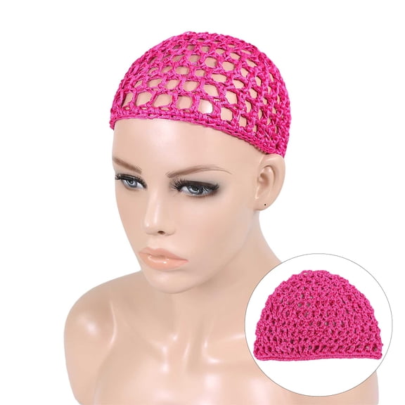 Wig Cap Breathable Mesh Braided Wig Cap Stretchable Crochet Wig Net Cap for Braids, Locs, Weaving And Wig Making
