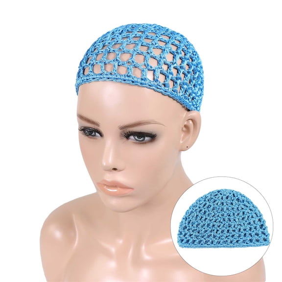 Wig Cap Breathable Mesh Braided Wig Cap Stretchable Crochet Wig Net Cap for Braids, Locs, Weaving And Wig Making