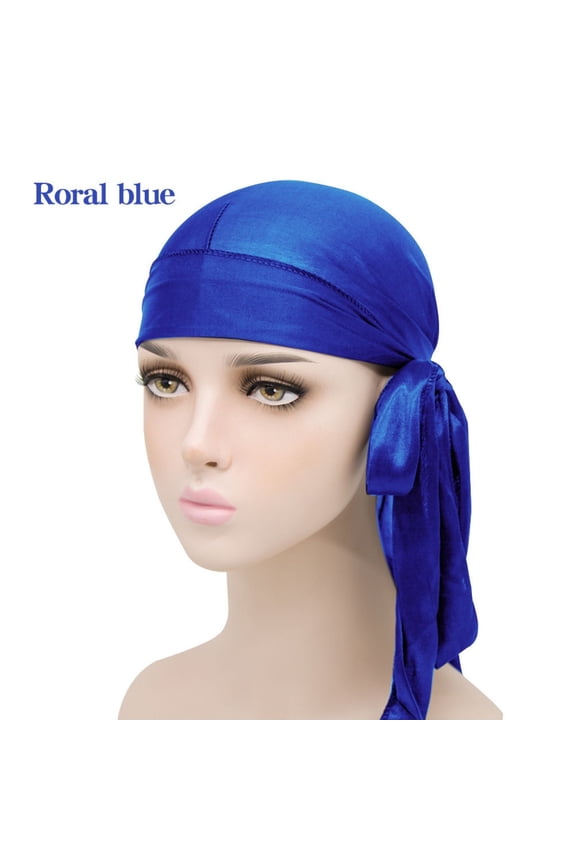 Satin Durag for Men Women 2 Pack Silk Do Rag Headwear Smooth Comfortable Stylish Accessory