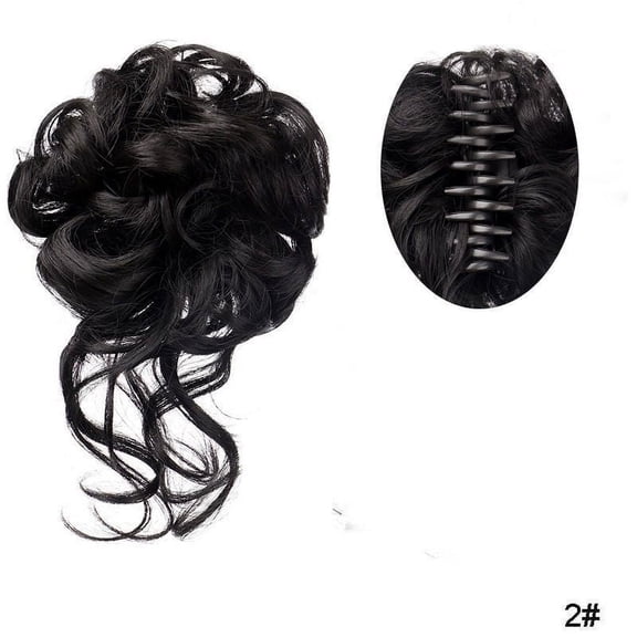 Wig Grip Barrettes Updo Hair Claw Grip Large Hair Volume Bud Bun Natural & Fluffy Long Beard Hair Ring Wig Hair Ring