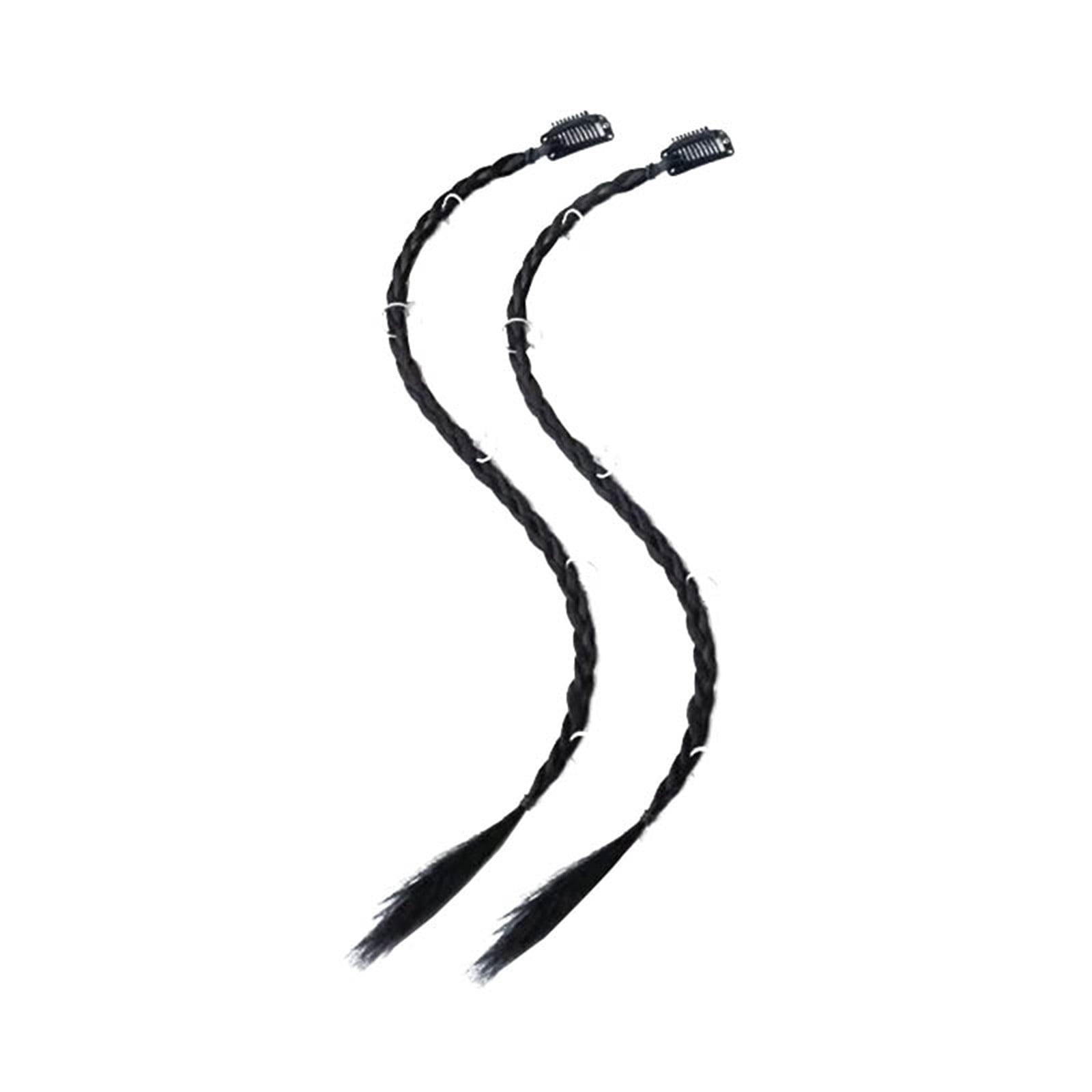 Wig＆Hair Extension Cover The Center Part Of The Female With White And