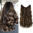 Wig＆Hair Extension Hair Piece Brown Wire Hair Extension Long Synthetic
