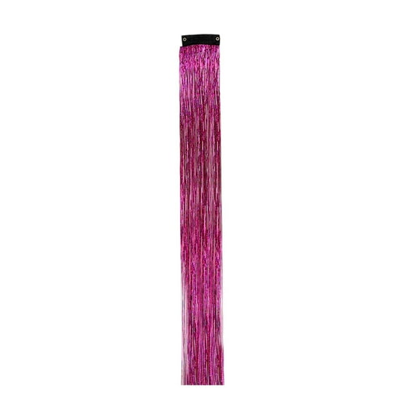 Wig Hair Tape In Hair Extensions Sparkly Heat Glitter Fairy Long Festival Colored Extensions for Girls