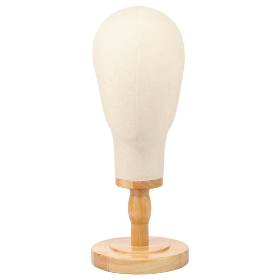 Wig Head Stand Easy to Install Hat Display Stand Practical Wig Head Display Stand Fabric Wig Head Detachable Wig Head Holder Stand for Wigs Hats Caps Headdress