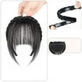 thumbnail image 1 of Wig Headband Air Bangs Natural Invisible Straight Bangs Seamless Natural Forehead Fake Bangs Hairstyle Tools, 1 of 16