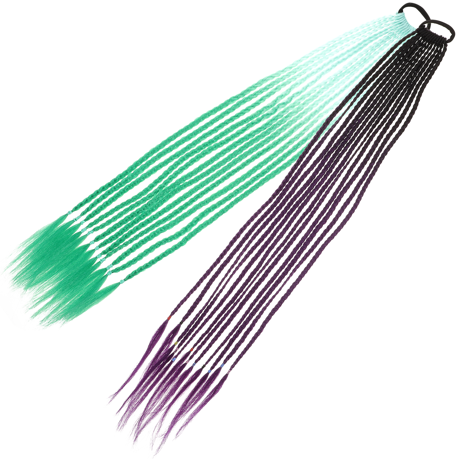 Wig Long Braid Ponytail Extension Extensions High Temperature Wire Hair