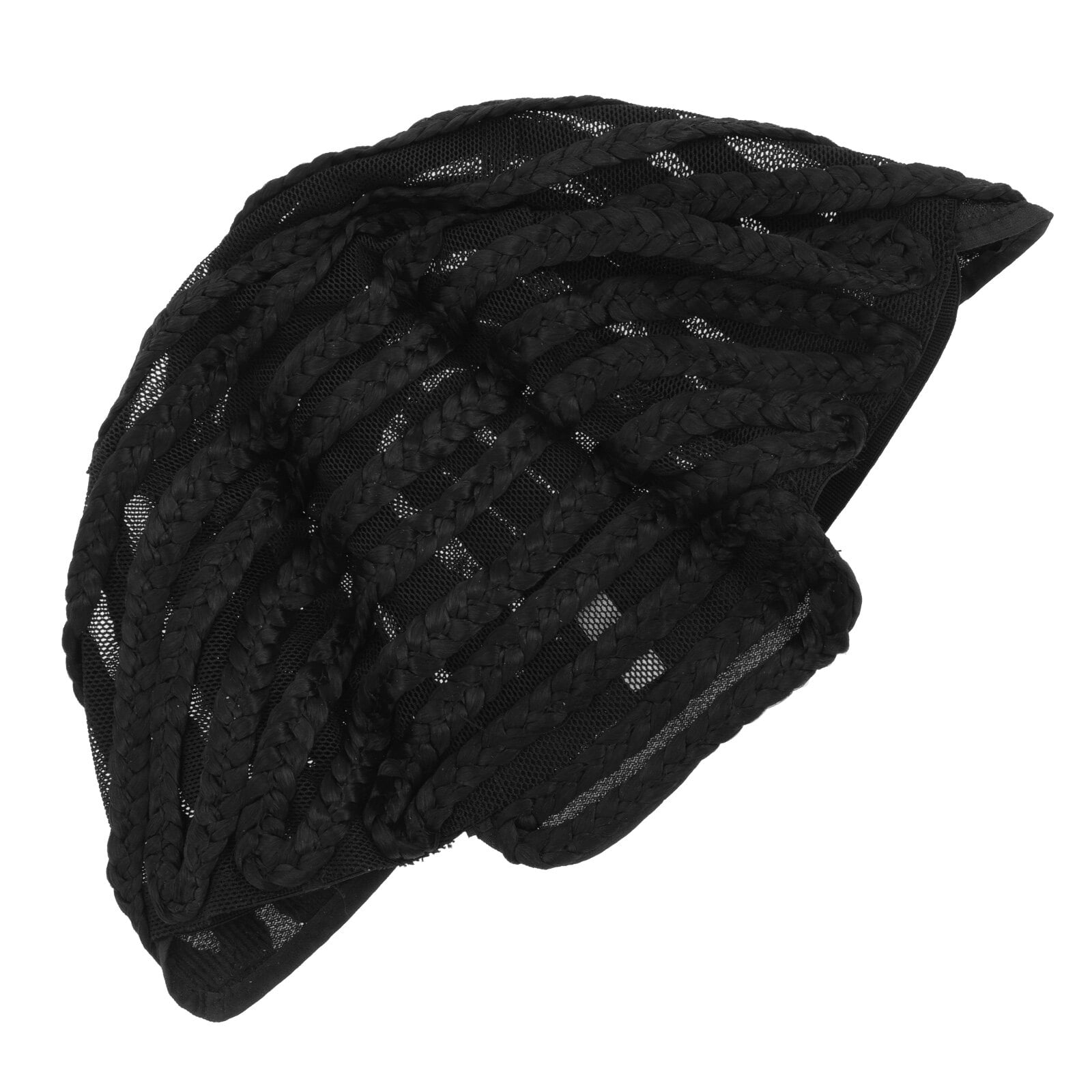 Wig Net Cap Black Braided Caps Crochet Mens Wigs to Weave High