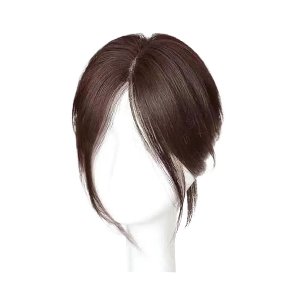 Wig Pieces for Women Simulated Hair Head Natural and Fluffy Eight Shaped Bangs Light and Thin Hair Pieces