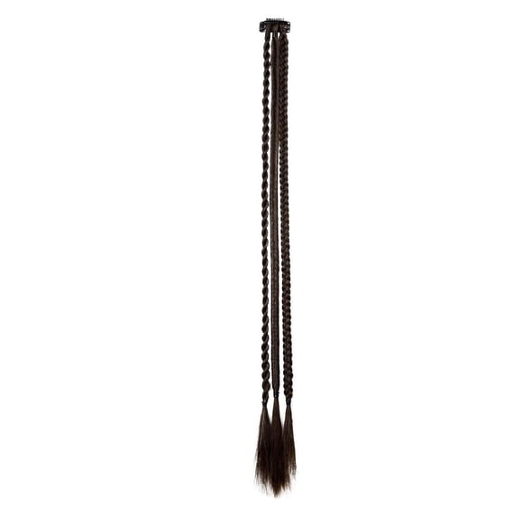 Wig Ponytail Women Three Strand Braid Natural Water Drop Clip Fashion Wig Suitable For Any Hair Type 71cm Length