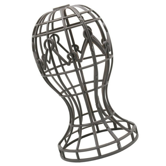 Wig Stand Storack Holder Display Rack Plastic Head Shaped Designs for Long and Short Hair Suitable for Home or Salon Use