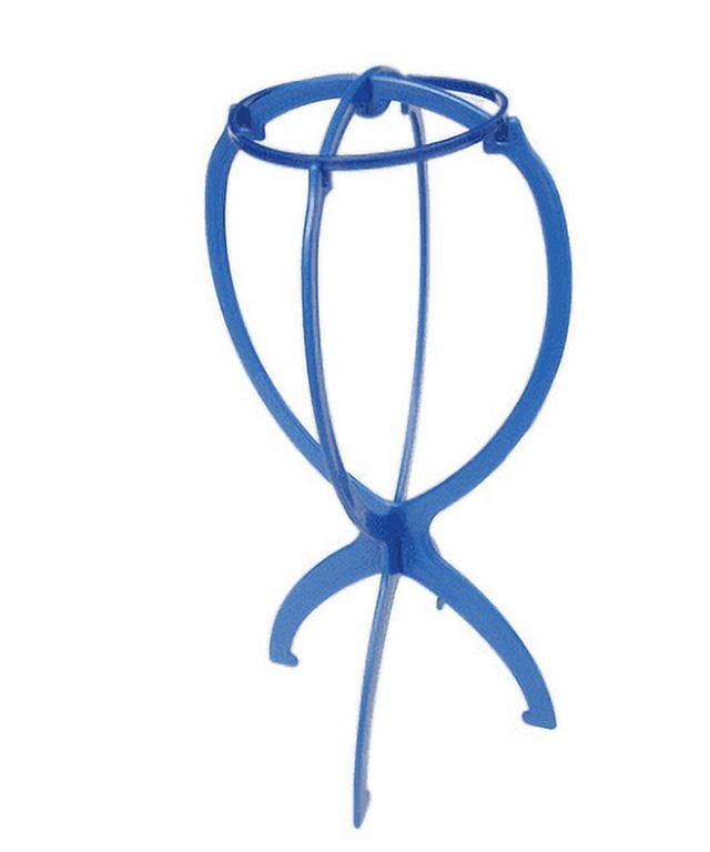 Wig Stand for Wigs, Portable Wig Head Stand for Women, 3 Pack