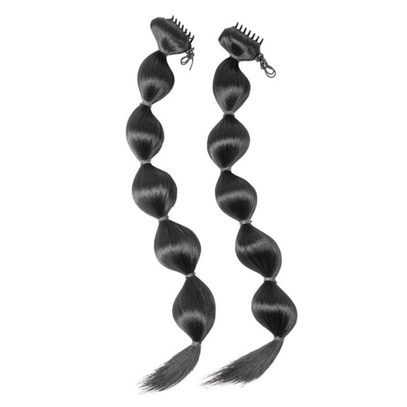 Wig Women's Lantern Bubble Ponytail Daily Hairstyle Breathable, lightweight