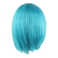 thumbnail image 1 of Wig with Bangs, Wigs for Women, Fashion Girl Natural Short Straight Wig Slant Bangs Wig Trim Face, 1 of 5