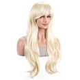 thumbnail image 1 of Wig with Bangs, Wigs for Women, Girls' Thin Bangs, Corn Ears, Curly Wigs, Curly Hair, Long Hair Wigs, 1 of 2