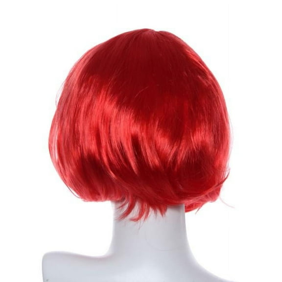 Wig with Bangs, Wigs for Women, Masquerade Small Roll Short Straight Hair Wig RD