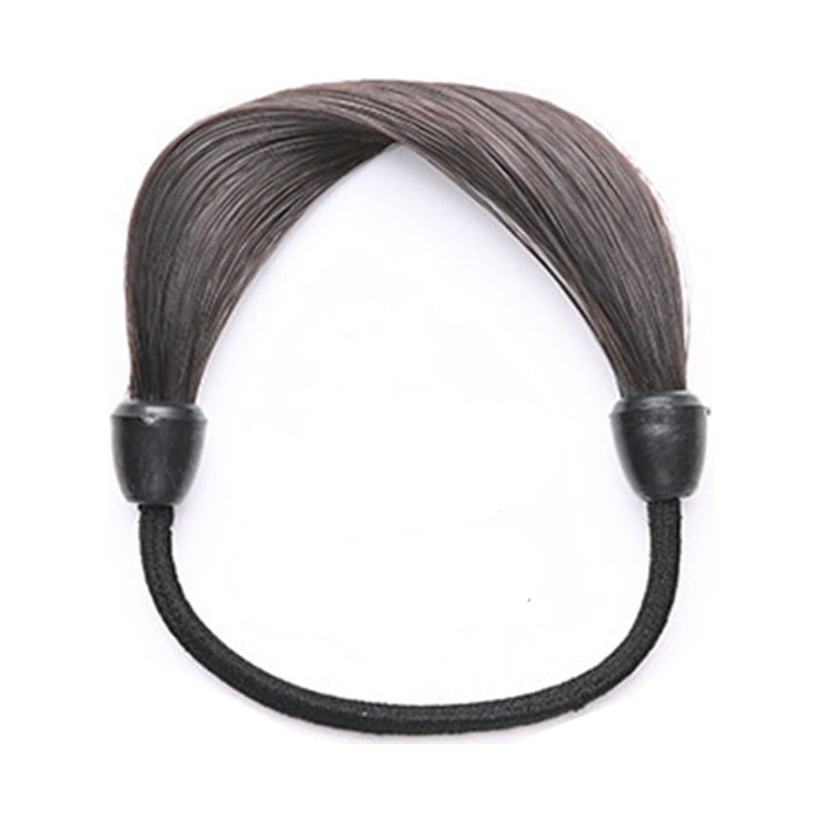 Wig with Bangs, Wigs for Women, Rubber Made Of Hair Simulation Wig Rope ...