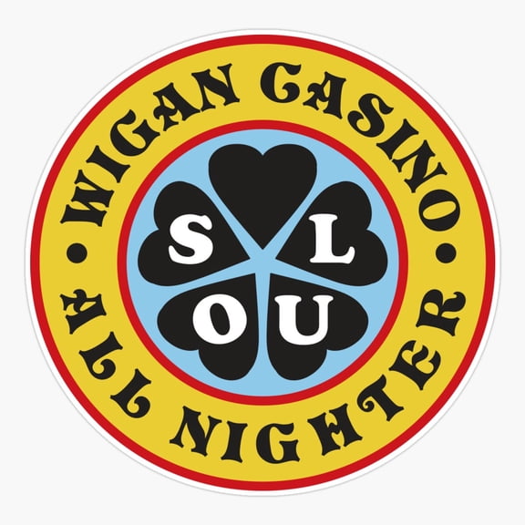 Wigan Casino Soul All Nighter Sticker