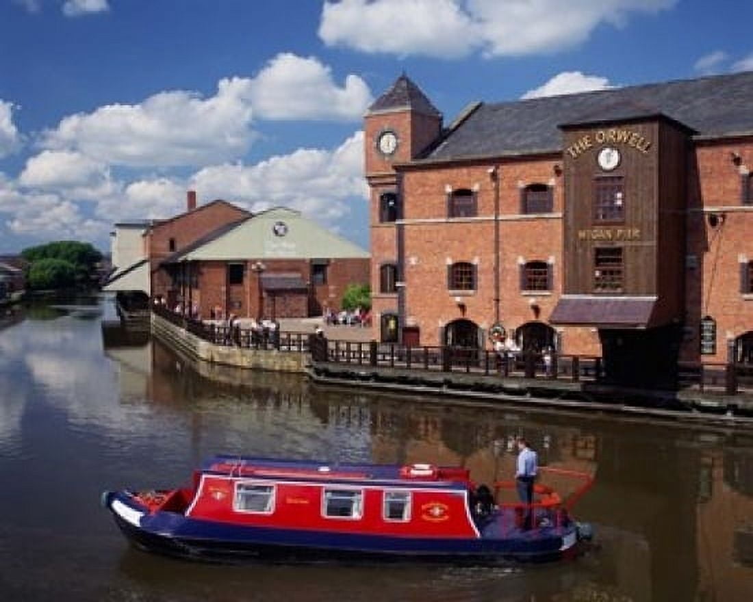Wigan Pier Lancashire England Canvas Art - Paul Thompson DanitaDelimont (20 x 16)