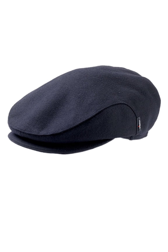 CHRISTOR Carl Classic Wool Ivy Cap with Earflaps 61, Navy