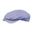 thumbnail image 1 of Wigens Classic Ivy 100% Linen Summer Cap Blue, 1 of 1