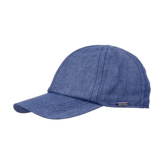 Wigens Classic Linen Light and Fresh Baseball Cap with Mesh Lining Navy, 62, Numeric_0