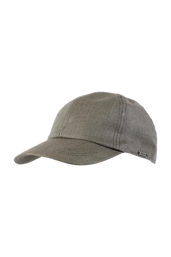 Classic Linen Light and Fresh Baseball Cap with Mesh Lining Olive, 58, Numeric_0