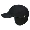 thumbnail image 1 of Wigens Kent 100% Wool Baseball Cap with Earflaps Dark Blue, 1 of 4