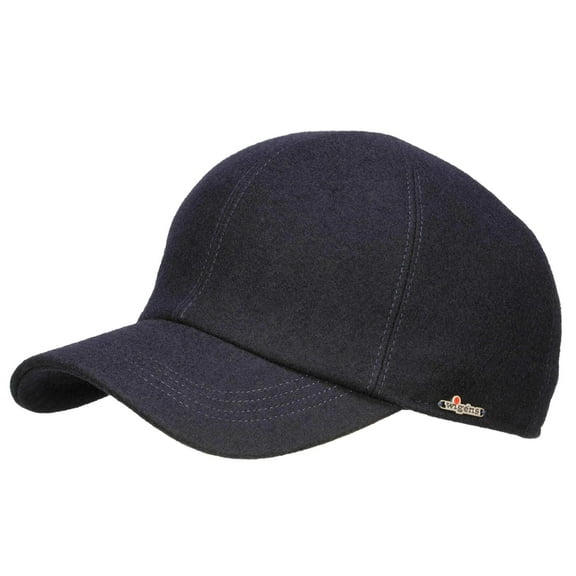 Wigens Kent Wool Baseball Cap 55, Navy