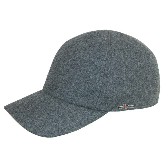 Wigens Kent Wool Baseball Cap 63, Light Grey
