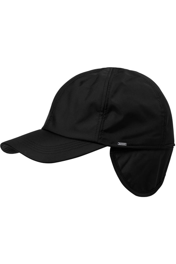 Water Repellent Sport Baseball Cap with Ear Flaps and Lining (Men's)