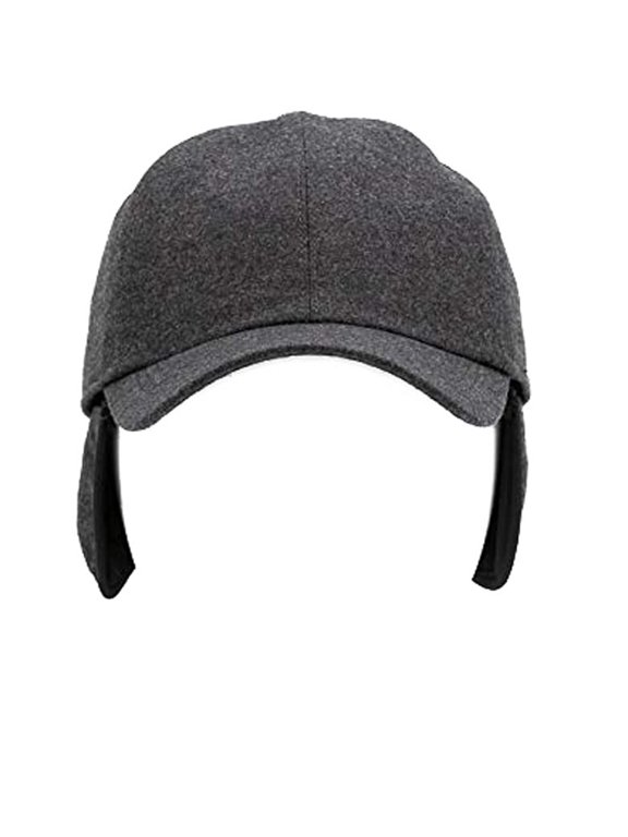 Wool Storm System Cap with Earflaps GRAY/409 58