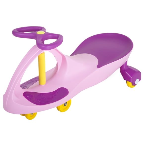 Lil’ Rider Wiggle Car for Ages 3 and Up - Twist, Wiggle, and Go (Pink)