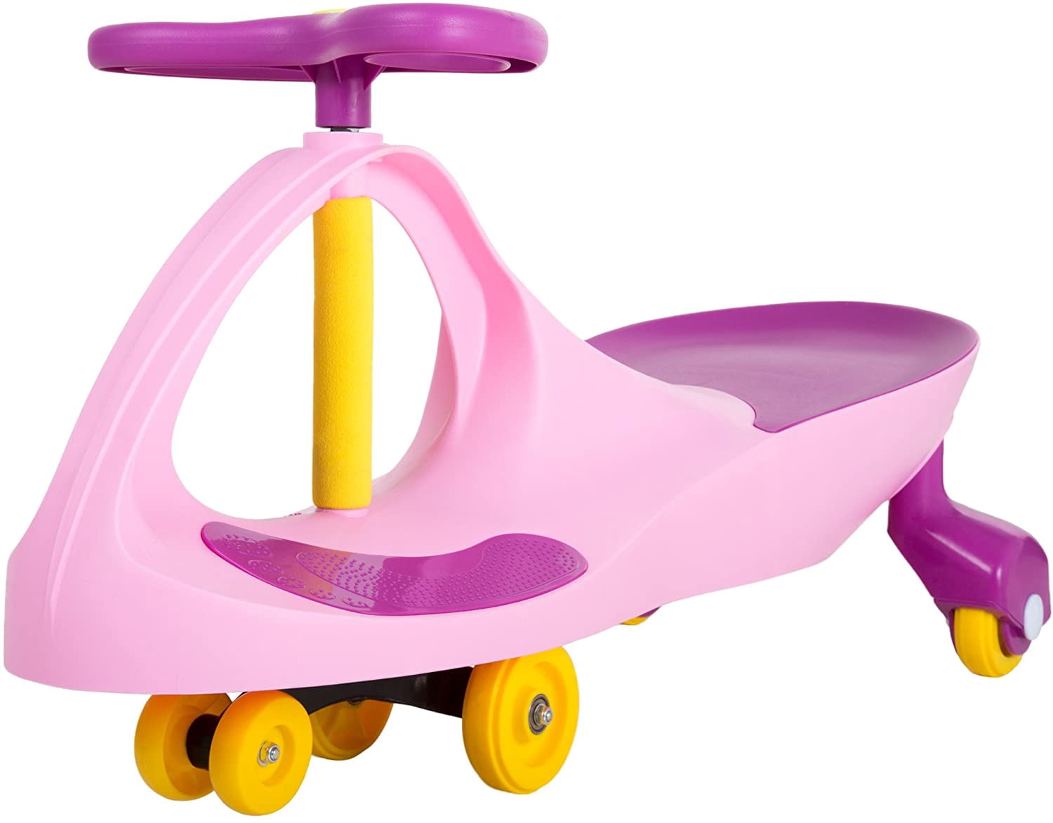 Wiggle Car - Ride on Toy for Ages 3 and Up - Toddler Ride on Toys with no Batteries, Gears, or Pedals Just Twist, Wiggle, and Go by (Pink)