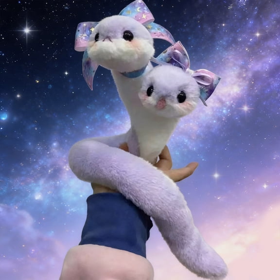 Wiggle Snake Plush Toy - Adorable Stuffed Animal Snake Doll, Interactive Moving Plushie, Funny & Cute Mascot for Kids, Gift Idea (One Plush Toy)