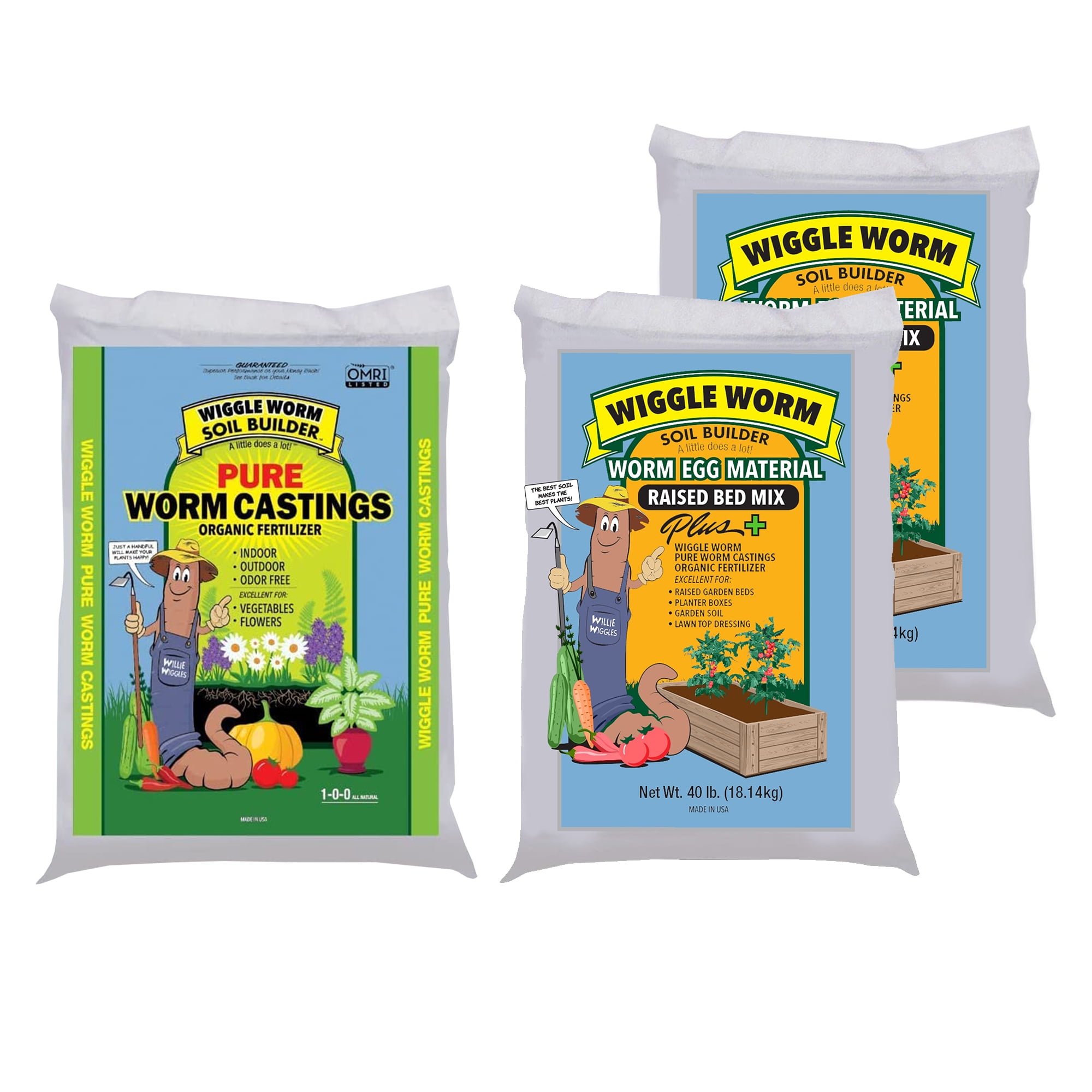 Wiggle Worm Soil Builder Earthworm Castings Organic Fertilizer with