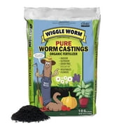 Wiggle Worm 100% سماد عضوي نقي كثيف المعادن، 30 رطلاً - يحسن خصوبة التربة وتهويتها لزراعة نباتات منزلية وخضروات وأكثر من ذلك