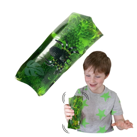 Wiggly Jiggly Creepy Creatures by Deluxebase Squishy Water Snake Fidget Toy with Figures