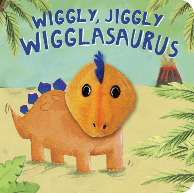 Wiggly, Jiggly Wigglasaurus Finger Puppet Book