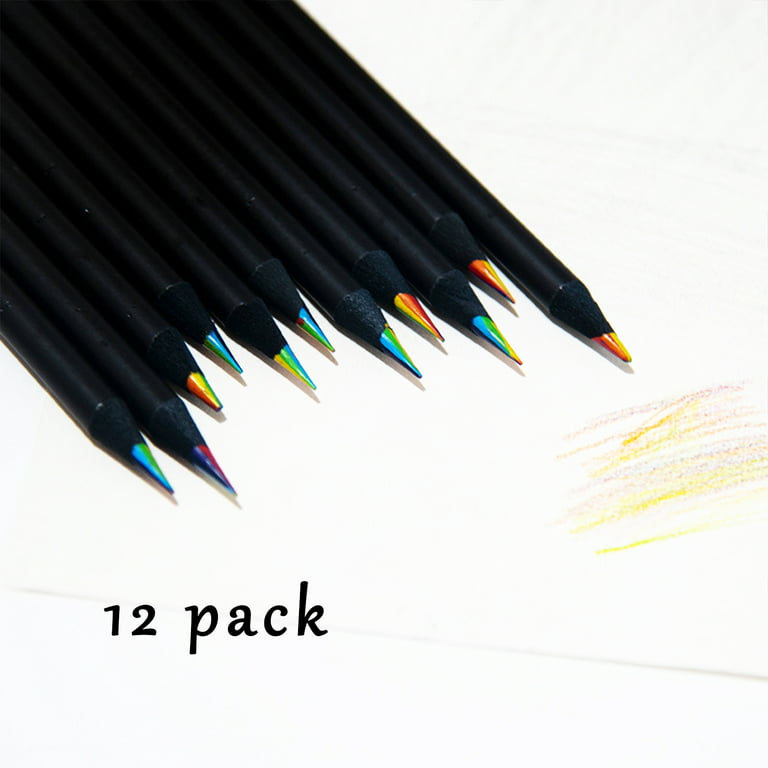 Wighamtex Colored Pencils 7 Color in 1 Wooden Multi Colored Pencil