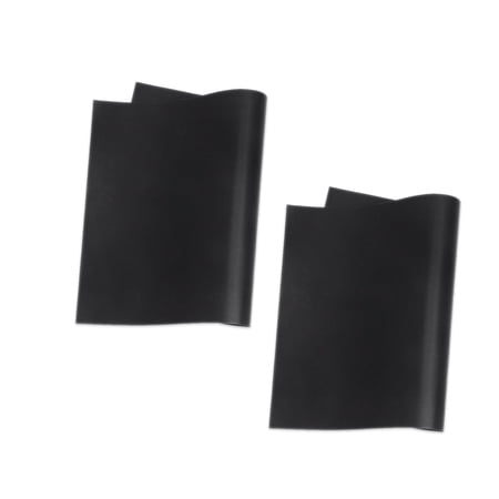 Wighamtex Heavy Duty Oven Liners for Bottom of Electric Oven-Gas&Microwave Oven, Work as Home Baking Mat 16x20 in ,2 pcs,Black
