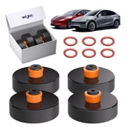 Wigoo Tesla Jack Pads for Model Y Juniper /3/S/X, Heavy-Duty TPU, Battery Protection, Jack Lift Pucks, Odorless Non-Slip Tesla Accessories, Fits All Factory Jack Points, 4-Pack with Storage Case