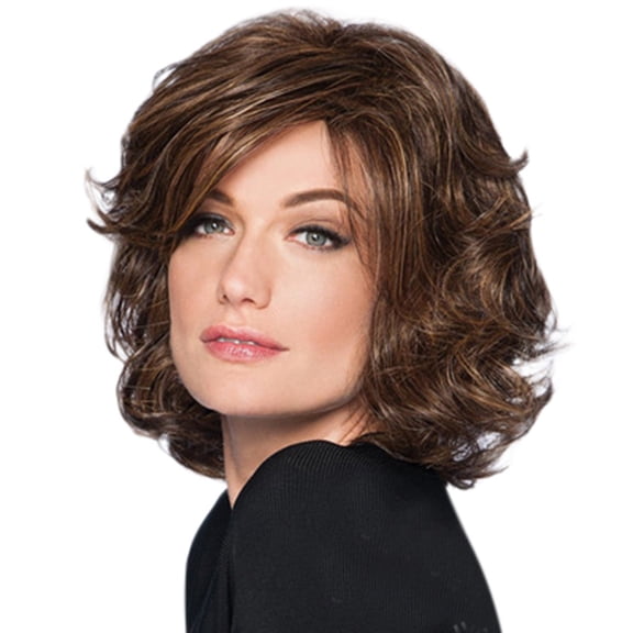 Wigs Human Hair Awwp 1 Wig Clearance Sale Wig Synthetic Hair Fashion Wigs Fluffy Natural Beautiful Brown Wig Hair Short Wig， Headband Wig Human Hair