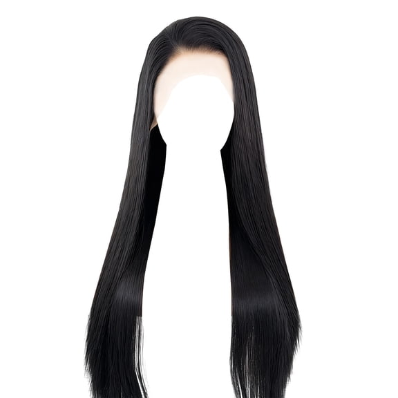 Wigs Human Hair Pre Plucked 180 Density Unprocessed Brazilian Human Hair 13x6 HD Frontal Wigs Black Human Hair Glueless Wigs for Women (45cm)